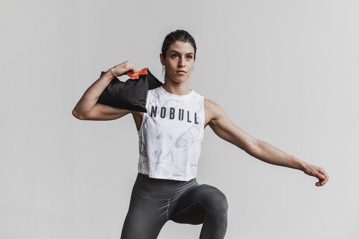 Nobull Muscle Women's Tank Tops Grey | Australia (JG6314)